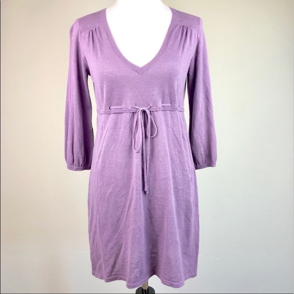 lavender knit dress